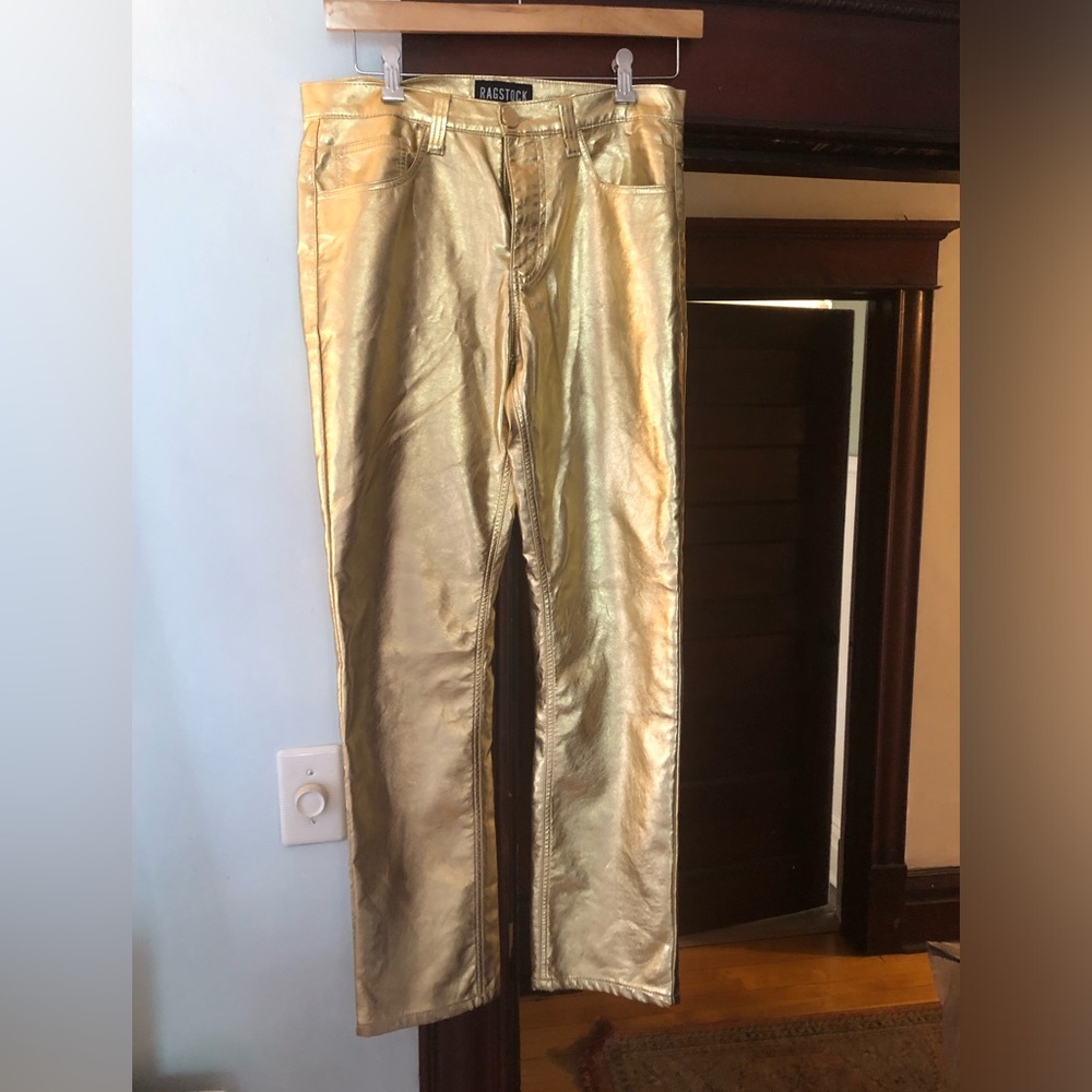 Ragstock Metallic Gold Women's Jeans